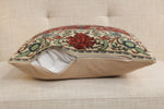 Tree of Life Red Belgian Cushion Cover