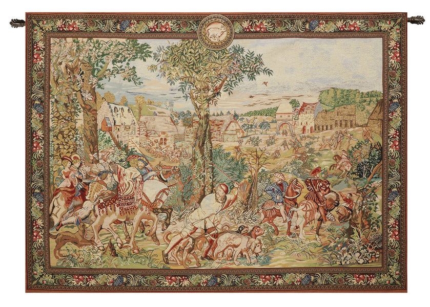 Maximilian Hunts Belgian Tapestry