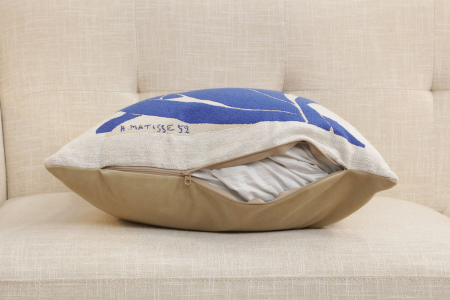 Femme Bleue Assise Matisse European Cushion Cover