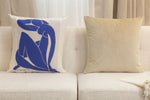 Femme Bleue Assise Matisse European Cushion Cover