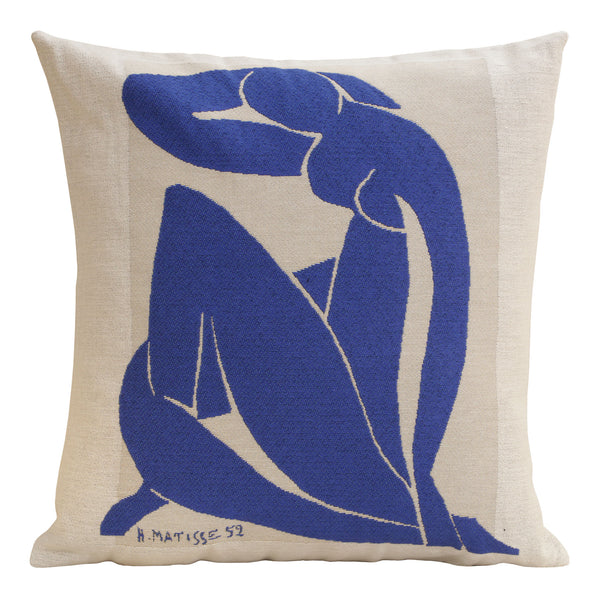 Femme Bleue Assise Matisse European Cushion Cover