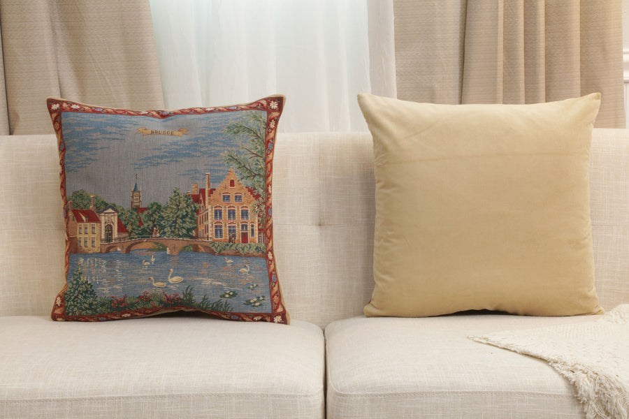 Brugge - Minnewater European Cushion Cover