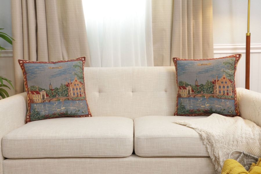 Brugge - Minnewater European Cushion Cover