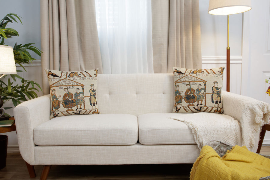 Bayeux Banquet Feast European Cushion Cover