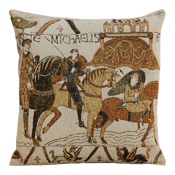 Bayeux Mont St-Michel European Cushion Cover