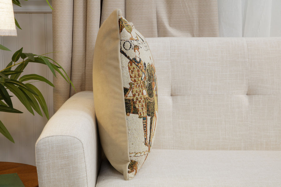 Bayeux Mont St-Michel European Cushion Cover