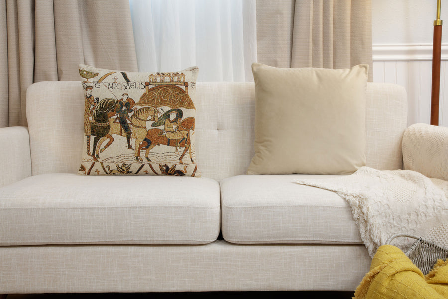 Bayeux Mont St-Michel European Cushion Cover