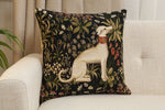 Medieval Hound Sitting European Cushion Cover