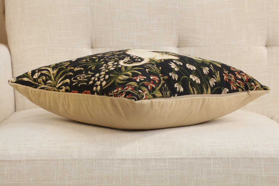 Medieval Hound Sitting European Cushion Cover