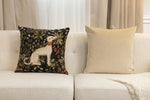 Medieval Hound Sitting European Cushion Cover