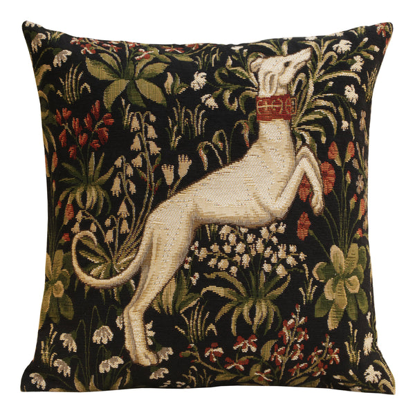 Medieval Hound Leaping European Cushion Cover