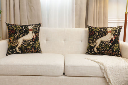 Medieval Hound Leaping European Cushion Cover