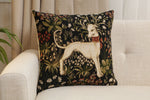 Medieval Hound Standing European Cushion Cover