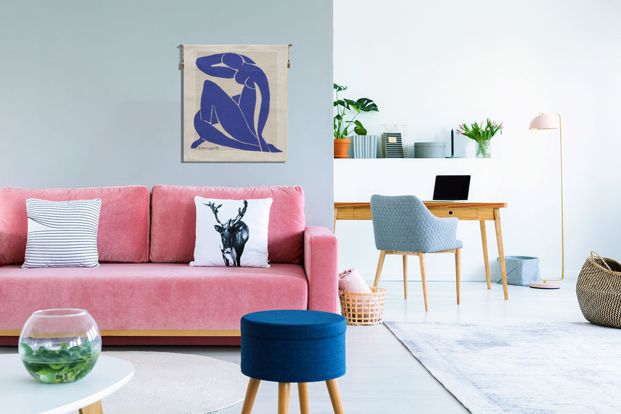 Femme Bleue Assise - Matisse European Tapestry