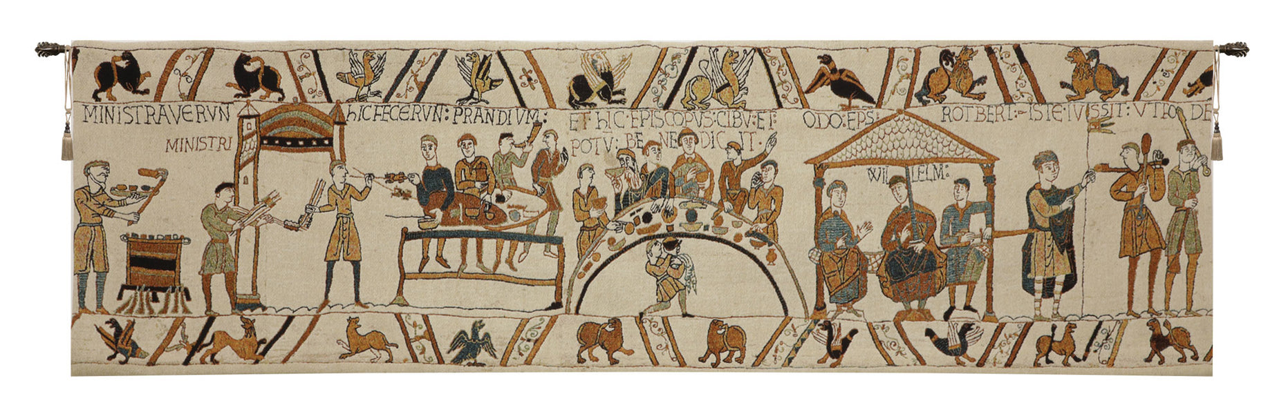 Bayeux The Banquet Large European Tapestry