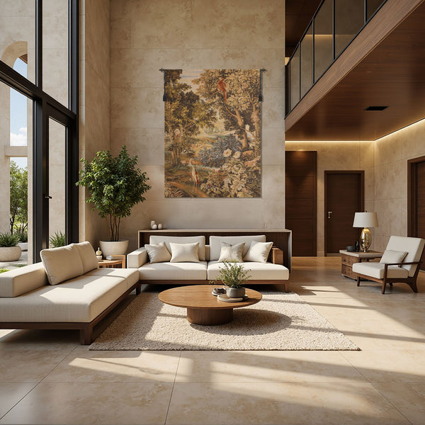 Verdure aux Oiseaux III French Tapestry