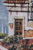 Bellagio Village no Border Belgian Tapestry Wall Hanging