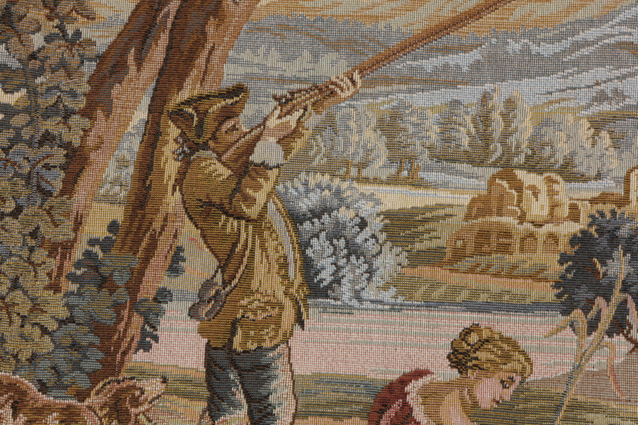 The Hunting Trip no border Italian Tapestry Wall Hanging