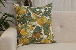 Citrons Large European Cushion Cover
