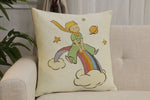 The Little Prince on a Rainbow European Cushion Cover