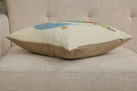 The Little Prince with a Fox on the Moon European Cushion Cover