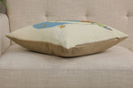 The Little Prince with a Fox on the Moon European Cushion Cover