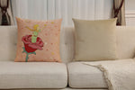 The Little Prince Standing on a Rose European Cushion Cover