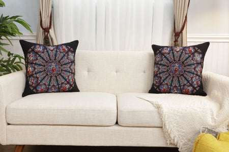 Vitrail Large European Cushion Cover