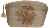 Horns and Flowers Purse Tapestry Handbag