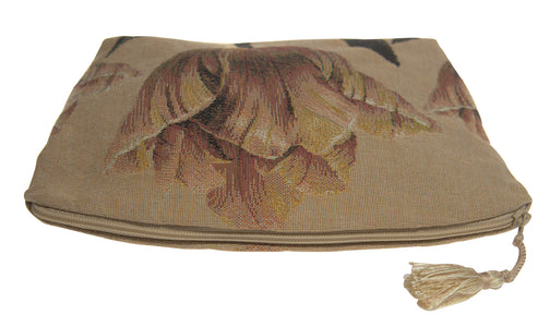 Orange Tullip Purse Tapestry Handbag