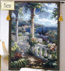 Seaside Terrace Fine Art Tapestry