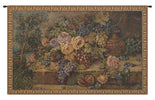 Bouquet with Grapes Italian Tapestry Wall Hanging