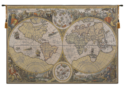 Orbis Terrae Belgian Tapestry Wall Hanging