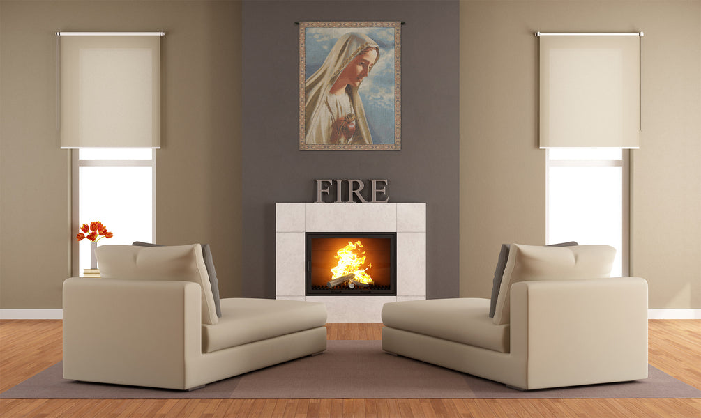 Fatima Belgian Tapestry Wall Hanging