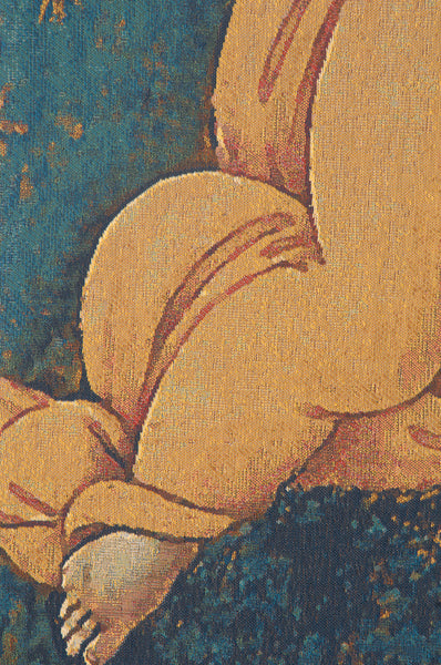 Angels Altarpiece Vertical Belgian Tapestry Wall Hanging