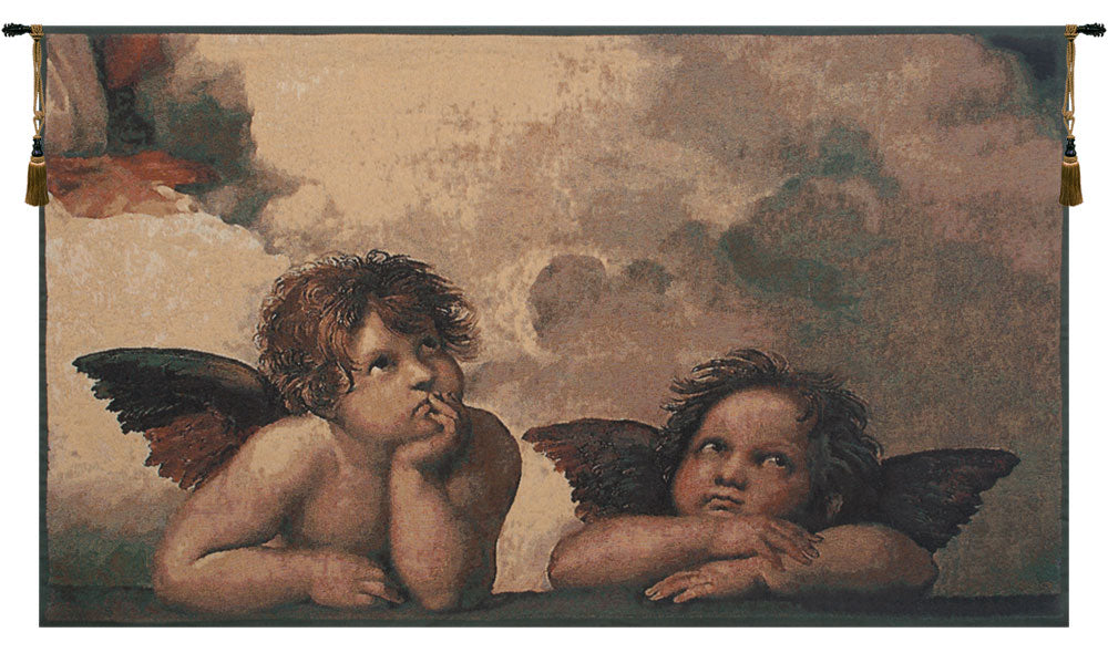 Angels by Raffael Belgian Tapestry Wall Hanging