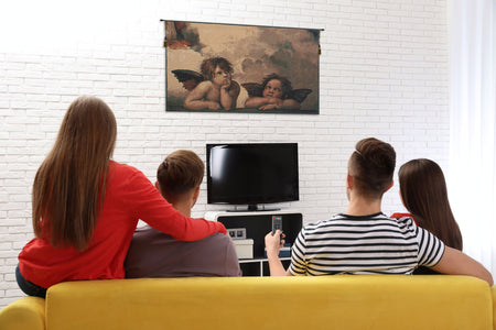 Angels by Raffael Belgian Tapestry Wall Hanging