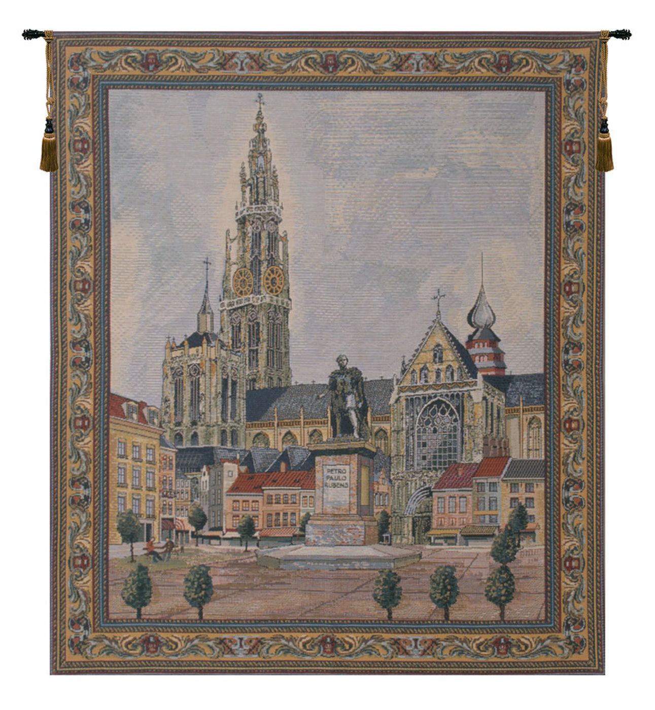 Antwerpen Belgian Tapestry Wall Hanging