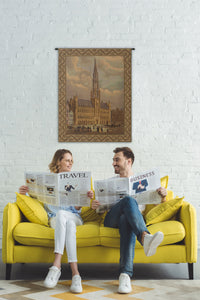 Town Hall Brussels Belgian Tapestry Wall Hanging
