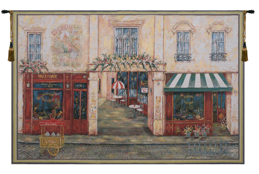 Luchon Terrasse Belgian Tapestry Wall Hanging