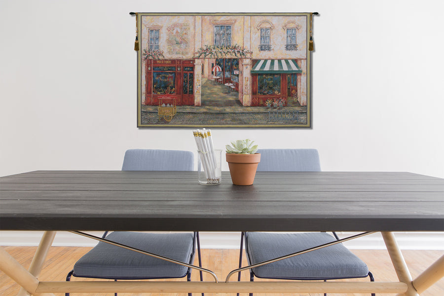 Luchon Terrasse Belgian Tapestry Wall Hanging