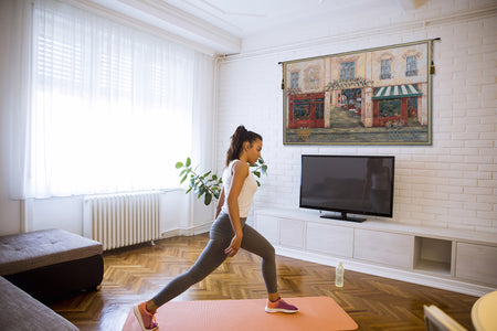 Luchon Terrasse Belgian Tapestry Wall Hanging