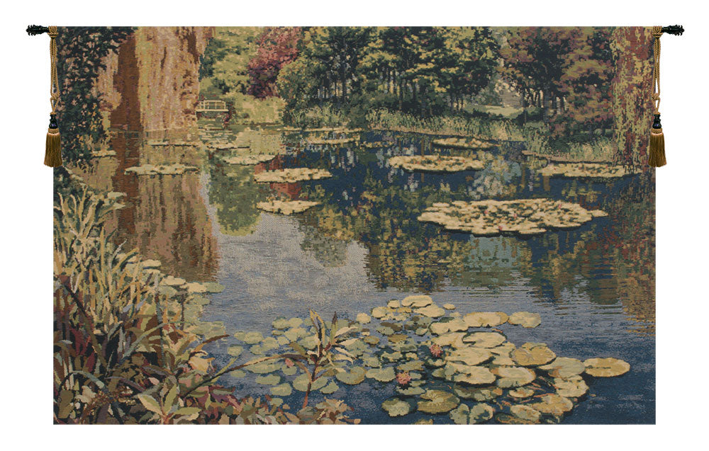 Lake Giverny Without Border Belgian Tapestry Wall Hanging
