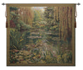 Monet's Garden 3 Large with Border Belgian Tapestry Wall Hanging