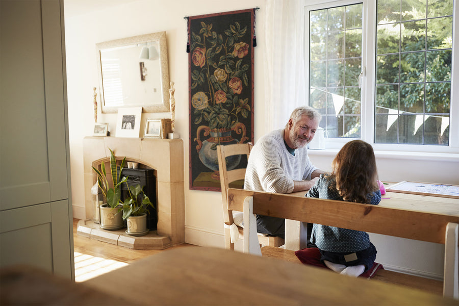 Roses Belgian Tapestry Wall Hanging