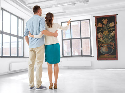 Tulips Belgian Tapestry Wall Hanging