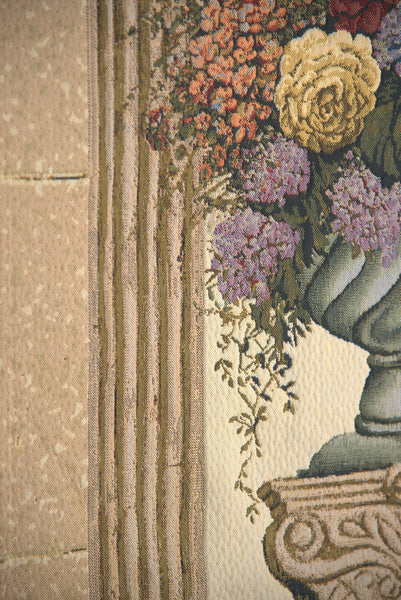 Floral Arch Duo Belgian Tapestry Wall Hanging