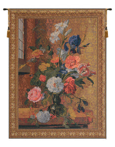 Summer Flowers Belgian Tapestry Wall Hanging