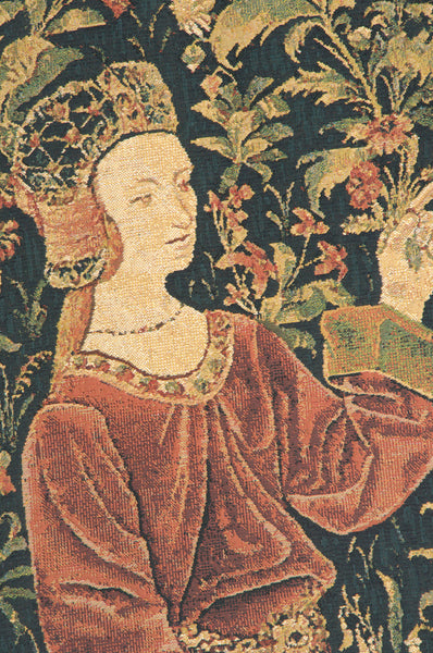 Promenade Left Panel Belgian Tapestry Wall Hanging