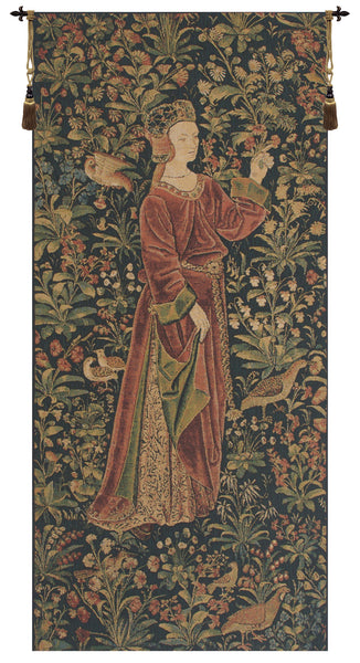 Promenade I Left Panel Belgian Tapestry Wall Hanging